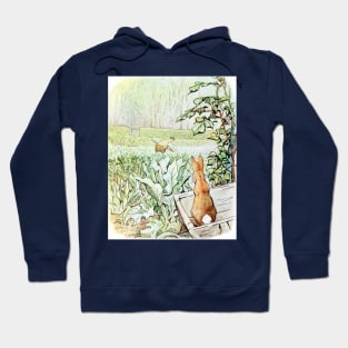 Peter Sees the Garden Gate - Beatrix Potter Hoodie